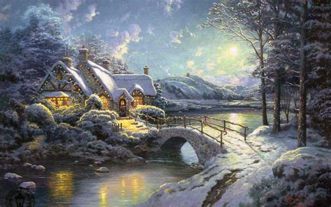 Thomas Kinkade Christmas - Christmas Photo (40842056) - Fanpop