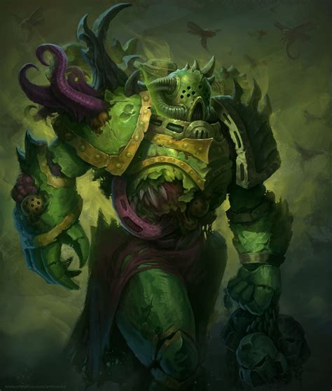 Plague Marine (WH40k fanart), Anton Antonesky on ArtStation at https://www.artstation.com ...