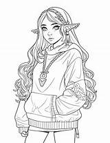 38 Stunning Elf Coloring Pages For Kids And Adults  Our Mindful Life sketch template