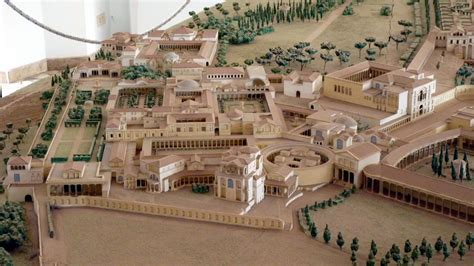 Hadrian's Villa at Tivoli, model.• The Maritime Theater includes a ...