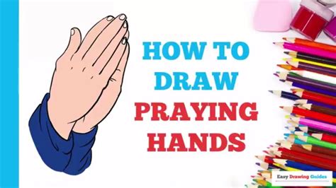 How to Draw Praying Hands in a Few Easy Steps: Drawing Tutorial for Beginners - YouTube