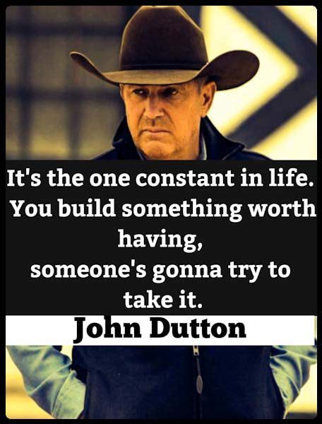 Inspirational John Dutton Quotes from 'Yellowstone'