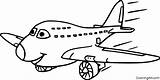 Airplane Coloring Pages  ColoringAll sketch template
