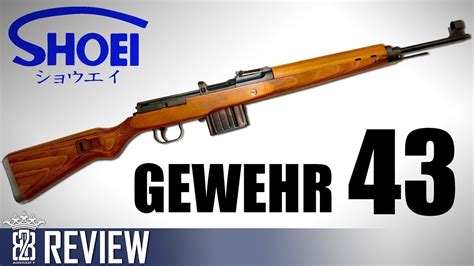 SHOEI Gewehr 43 Airsoft Blowback GBB Review Deutsch English Subtitle - YouTube