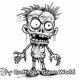 Zombie Coloring Pages  Free & Printable sketch template