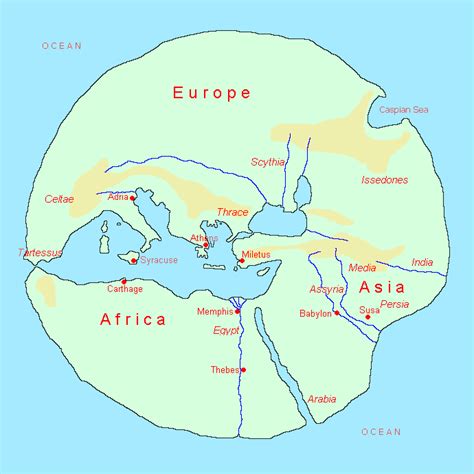 Arabia On Ancient World Map