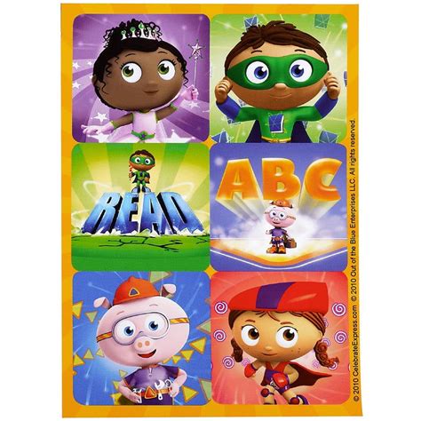 Super Why! Sticker Sheets, 4pk - Walmart.com - Walmart.com