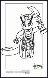 Lego Ninjago Venomari General sketch template
