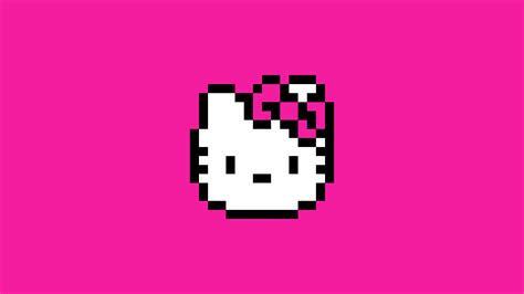 pixel art, Pixels, Hello Kitty Wallpapers HD / Desktop and Mobile Backgrounds