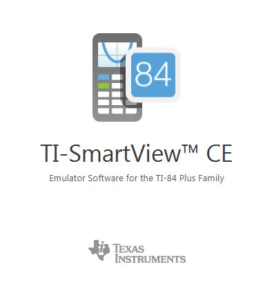 TI‑SmartView™ CE Emulator Software for the TI-84 Plus Family