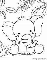 94 Free Printable Elephant Coloring Pages sketch template