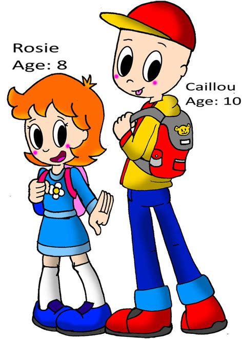 PBS: Caillou and Rosie 6 Years older by FrostTheHobidon on DeviantArt