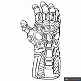 Marvel Infinity Gauntlet Thanos Coloring Page Sketch sketch template