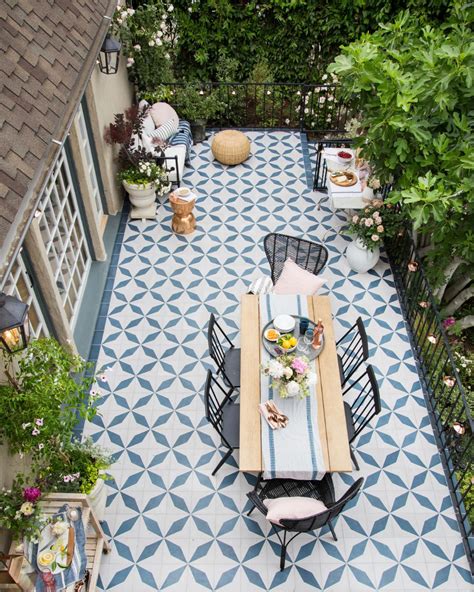 large cement outdoor tile - Google Search | Outdoor tile patio, Paint concrete patio, Concrete patio