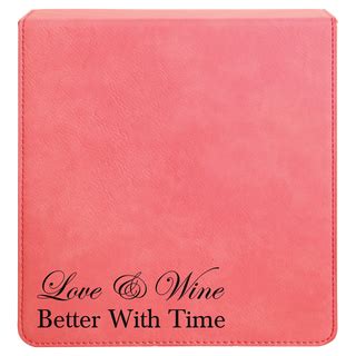Pink Leatherette 3 Piece Wine Tool Set | MileHighLaserEngraving