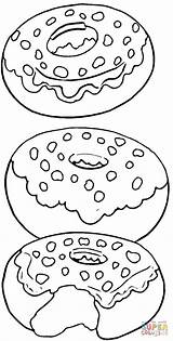 Tasty Donuts coloring Page  Free Printable Coloring Pages sketch template