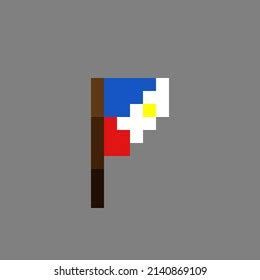 Philippines Flag Pixel Art Vector Illustration Stock Vector (Royalty Free) 2140869109 | Shutterstock