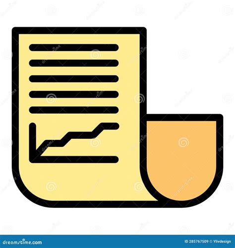 Benchmark Page Icon Vector Flat Stock Illustration - Illustration of technical, business: 285767509