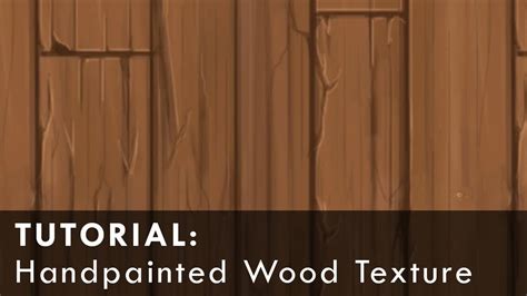 Hand-Painting/Tiling Wood Textures - YouTube