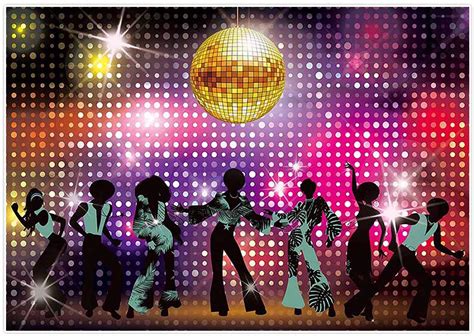 Allenjoy 7x5ft Vintage 70s Disco Decoration Backdrop for Parties ...