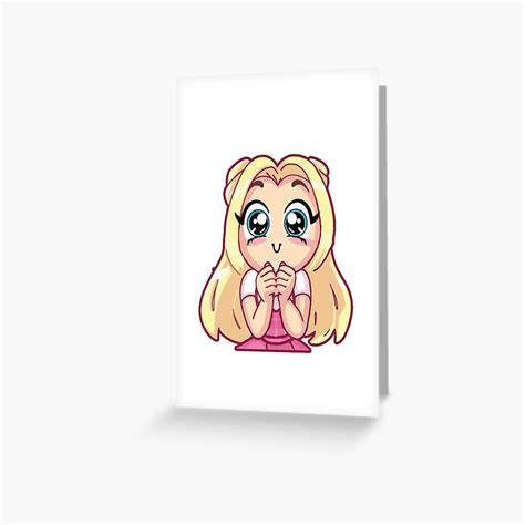 "mackenzie turner funny roblox girl" Greeting Card by Ellie-Thuma | Redbubble