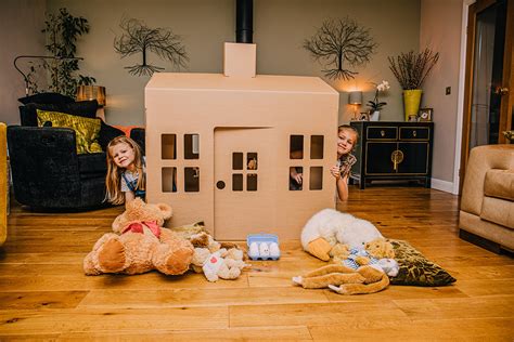 Cardboard Playhouse - Build, Decorate. Play.