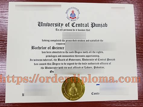 Order Fake Central Punjab University Degree Online – Buy Fake Diploma Certificate-Order Fake ...