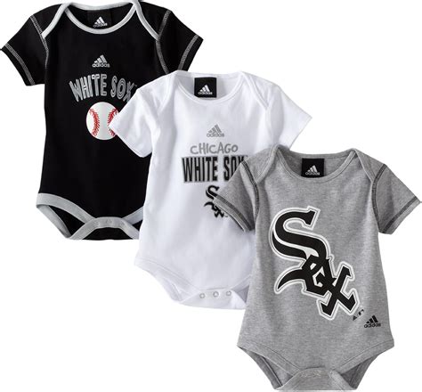 Amazon.com: MLB Infant Chicago White Sox 3 Piece Bodysuit Set (Multi, 12mos): Clothing