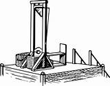 Vintage Guillotine coloring page  ColouringPages sketch template