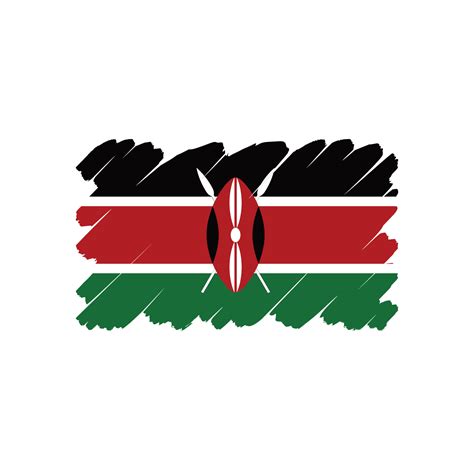 Kenya flag vector 4943593 Vector Art at Vecteezy