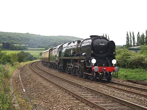 Where and when you can see the iconic Clan Line steam locomotive pass ...