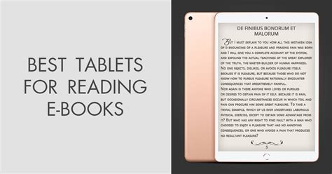 10 Tablets for Reading E-Books in 2024