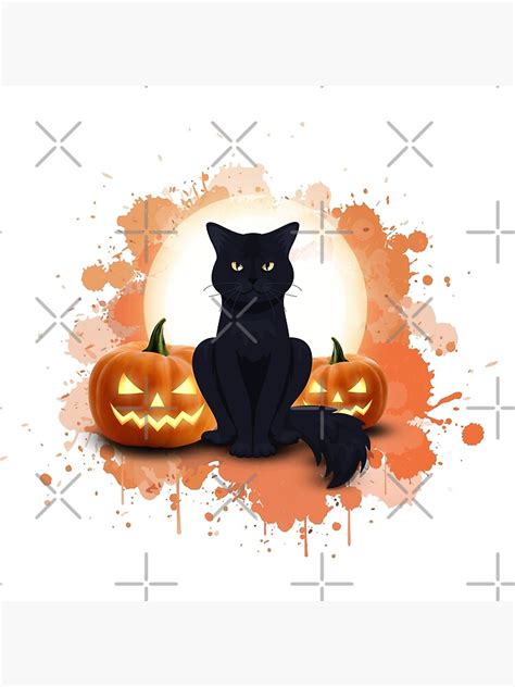 "halloween cat meme" Poster for Sale by finex999 | Redbubble