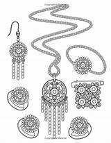 Jewelry Coloring Pages sketch template