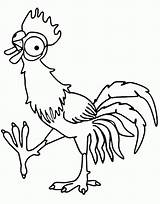 A Chicken Coloring Page  Free Printable Pages For Kids sketch template