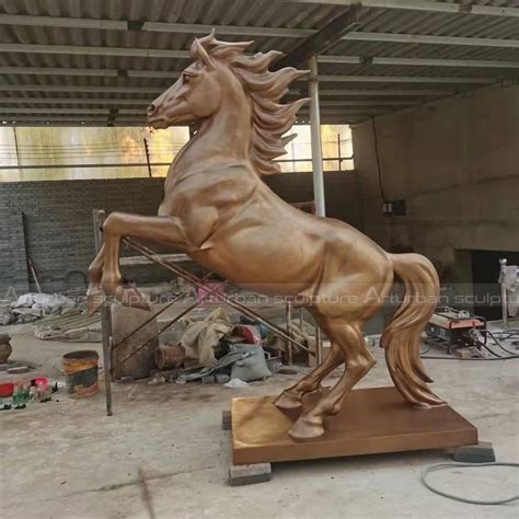 Gold Horse Statue