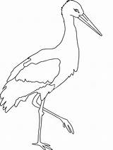 Stork Coloring Pages Storks Printable Taking Off Clipartbest Color  sketch template
