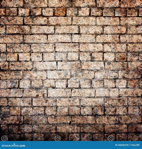 Grunge brick wall texture stock photo. Image of house - 35046478