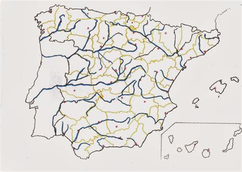 Mapa Mudo De Rios De Espana Y Sus Afluentes Para Imprimir Images | The Best Porn Website