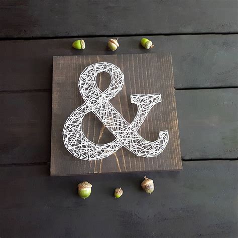 String Art Ampersand / And Sign String Art / And Sign / | Etsy