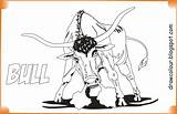 Bull Coloring Pages  Art Paper sketch template