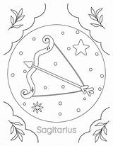 Sagittarius Coloring Pages Fun Creative And Free To Print sketch template
