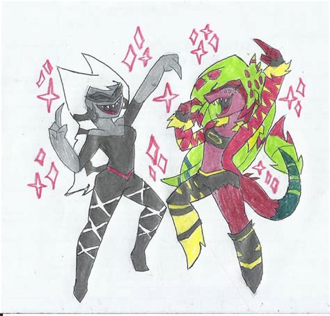 Missi Zilla and Alyssa by yogelis on DeviantArt