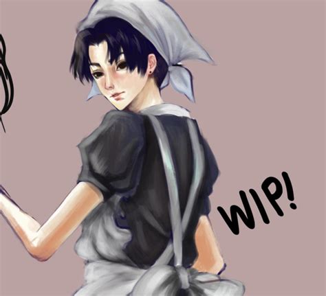 Levi likes to clean WIP | Cleaning Levi | Know Your Meme