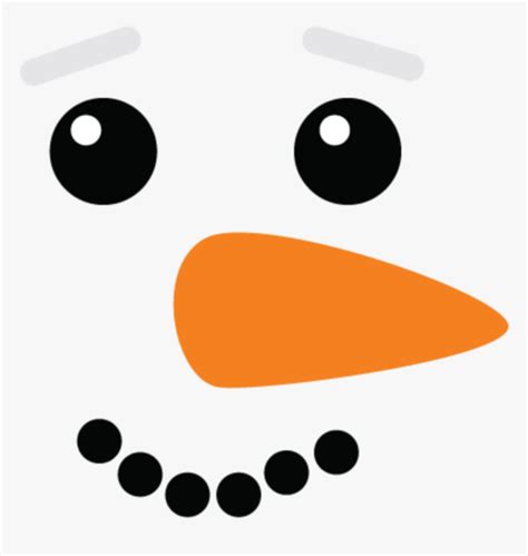 Snowman Face Clipart Free