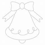 Cute Christmas Bell Tracing coloring Page  Download Print Or Color sketch template