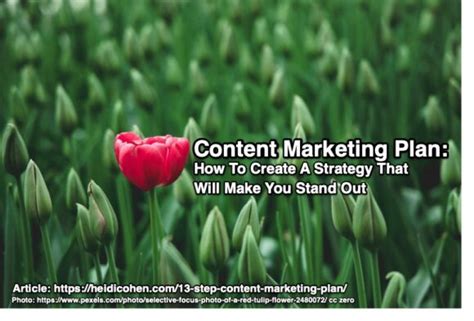 Content Marketing Plan: How To Create A Strategy That Will Make You Stand Out - Heidi Cohen