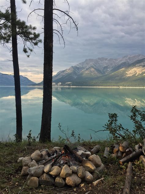 Peaceful evening at Abraham Lake Canada #outdoors #nature #sky #weather ...