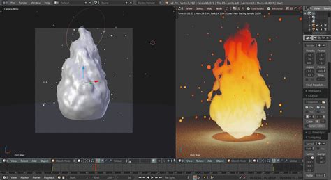 Stylized Mesh Fire - Works in Progress - Blender Artists Community