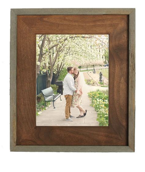 Distressed Wood Picture Frame | 8x10 Rustic Wood Frames
